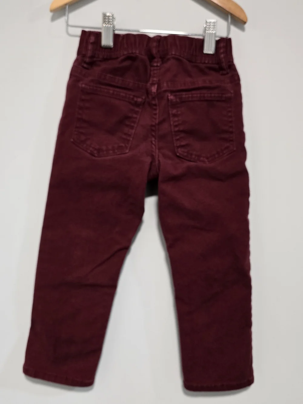 GAP Kids Drawstring Pull-On Pants in Burgundy Fall Style
